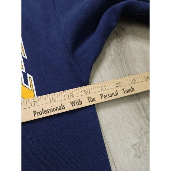 Vintage Notre‎ Dame Sweatshirt 90s Fightin' Irish Distressed Mens Medium - Picture 6 of 8